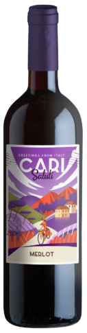 ＜Italian Wine Brands / CARI SALUTI＞ MERLOT VINO ROSSO DI ITALIA