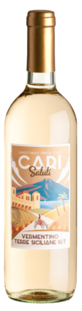 ＜Italian Wine Brands / CARI SALUTI＞ VERMENTINO TERRE SICILIANE I.G.T.