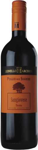 ＜Lionello Marchesi＞POGGIO ALLE SUGHERE Sangiovese Toscana I.G.T.