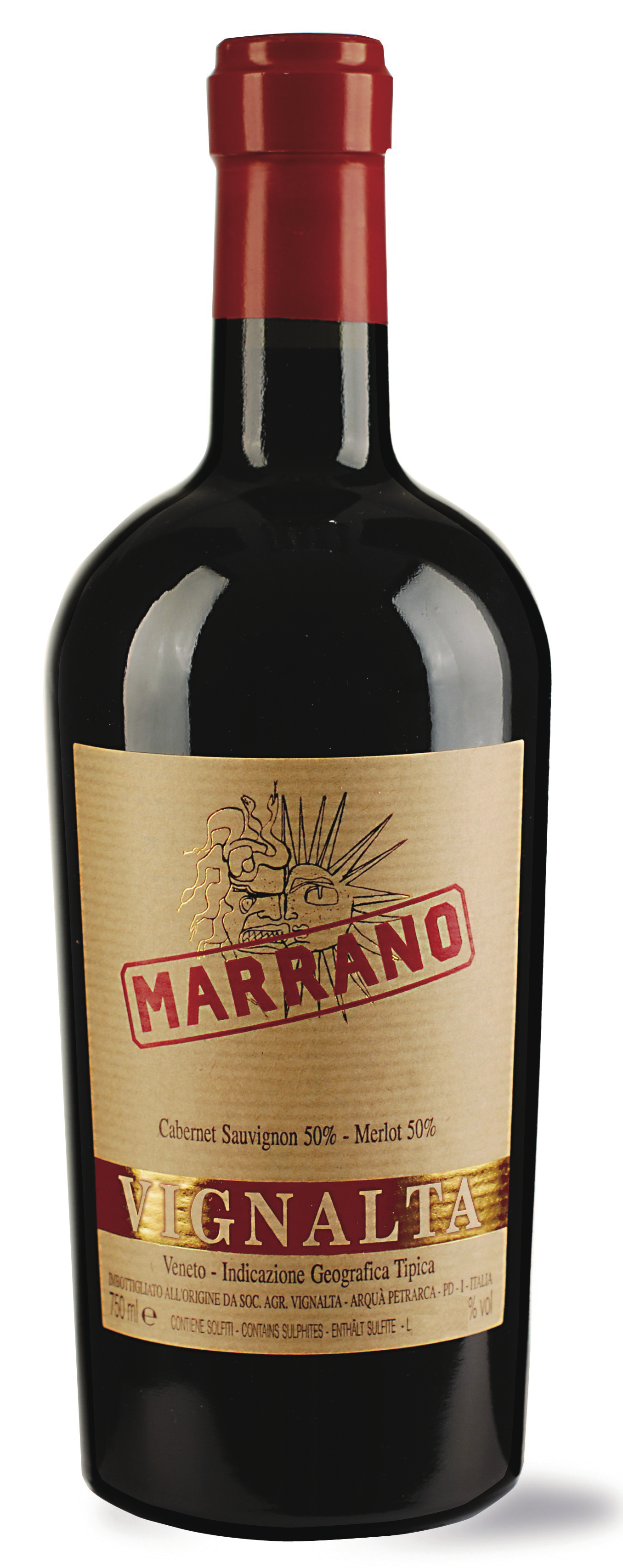 ＜Societa′Agricola VIGNALTA＞Marrano Rosso del Veneto I.G.T.